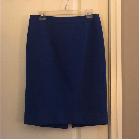 Jcrew no. 2 wool pencil skirt in cobalt color - Picture 6 of 6